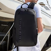 Mochila Masculina de Lona Preta