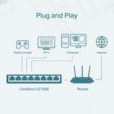 TP-LINK LS1008 Desktop Switch