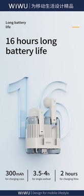 WiWU Transparent Wireless Bluetooth Earbuds T21