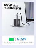 UGREEN Charger USB-C GaN Fast 45W EU Black 65052