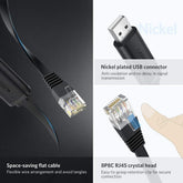 UGREEN USB 2.0 to RJ45 Console Cable 1.5M Black