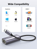 UGREEN USB C to Ethernet Adapter to 10 100 1000 Mbps Gigabit LAN Network Adapter RJ45