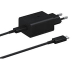 Samsung Original 45W Power Adapter with Type C to C Cable, Compatible with Smarthphone