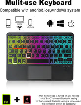 Teclado bluetooth A9 PLUS com touchpad X215/210