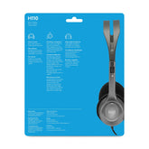 Logitech H110 Wired On Ear Headphones