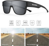 ROCKBROS Polarized Fit Over Wrap Around Sunglasses