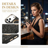 Capa RMO Shuck Up MagSafe Glitter/Texturizada com Proteção de Câmera para iPhone 17/18 Pro Max
