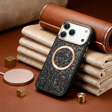 Capa RMO Shuck Up MagSafe Glitter/Texturizada com Proteção de Câmera para iPhone 17/18 Pro Max