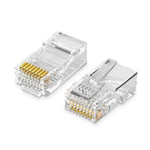 UGREEN Conector RJ45 Cat6 - Pacote com 100 Unidades