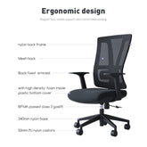 MID BACK OFFICE CHAIR A16-M BLACK