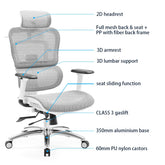 HIGH BACK MESH OFFICE CHAIR E688-1