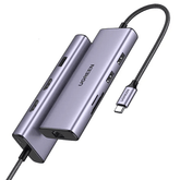 UGREEN USB C Hub Dual HDMI Adapter, 9-in-1 USB C