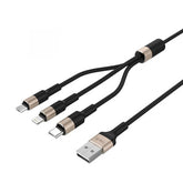 Havit H691 Cabo de Dados e Carregamento 3 em 1 de 1,2m