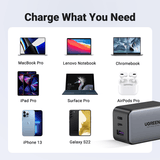 UGREEN Nexode 65W USB C GaN Charger-3 Ports Wall Charger 35042