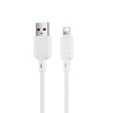 Cabo WiWU Stellar Series Wi-C087 USB-A para Lightning branco, 1 metro