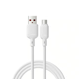 Cabo WiWU Stellar Series Wi-C088 USB-A para USB-C branco, 1 metro