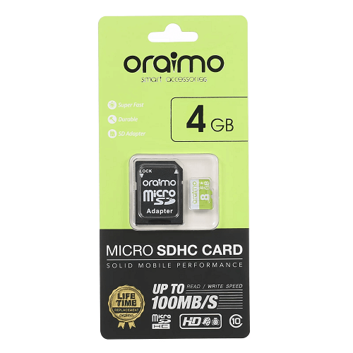 Oraimo Micro SDHC Class10 High Speed Memory