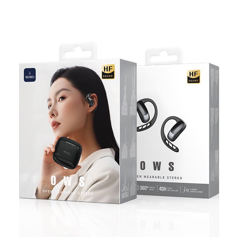 WiWU O600 Open-Ear TWS Earphones with Digital Display