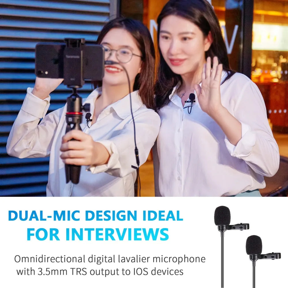 BOYA by-M3 Omnidirectional Lavalier USB C Microphone