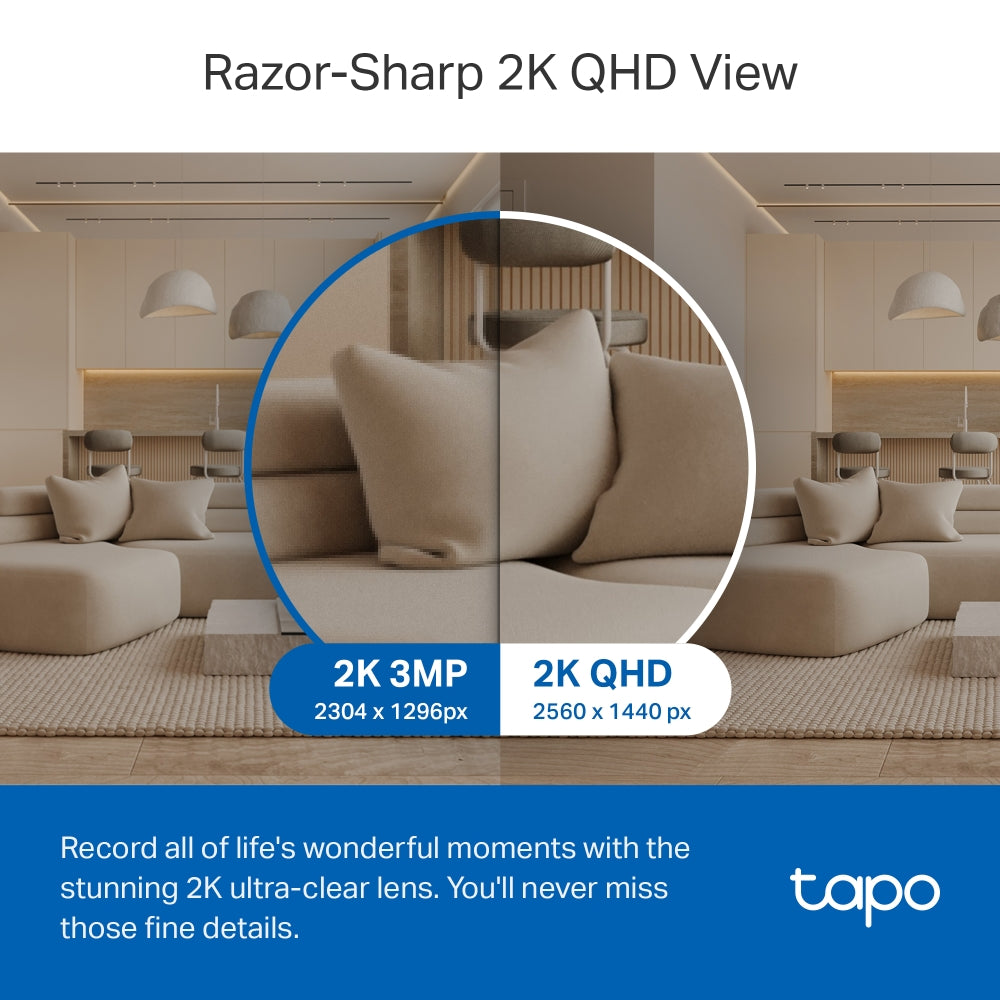 Câmara de Segurança Wi-Fi TP-Link Tapo C220 – 2K 4MP