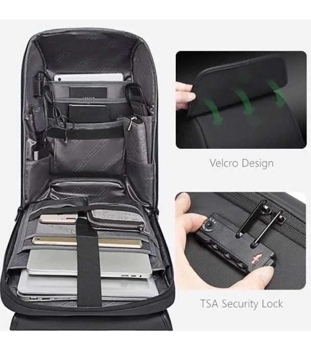 BANGE BG-7276 Stylish Anti-Theft Waterproof TSA Lock Laptop Backpack