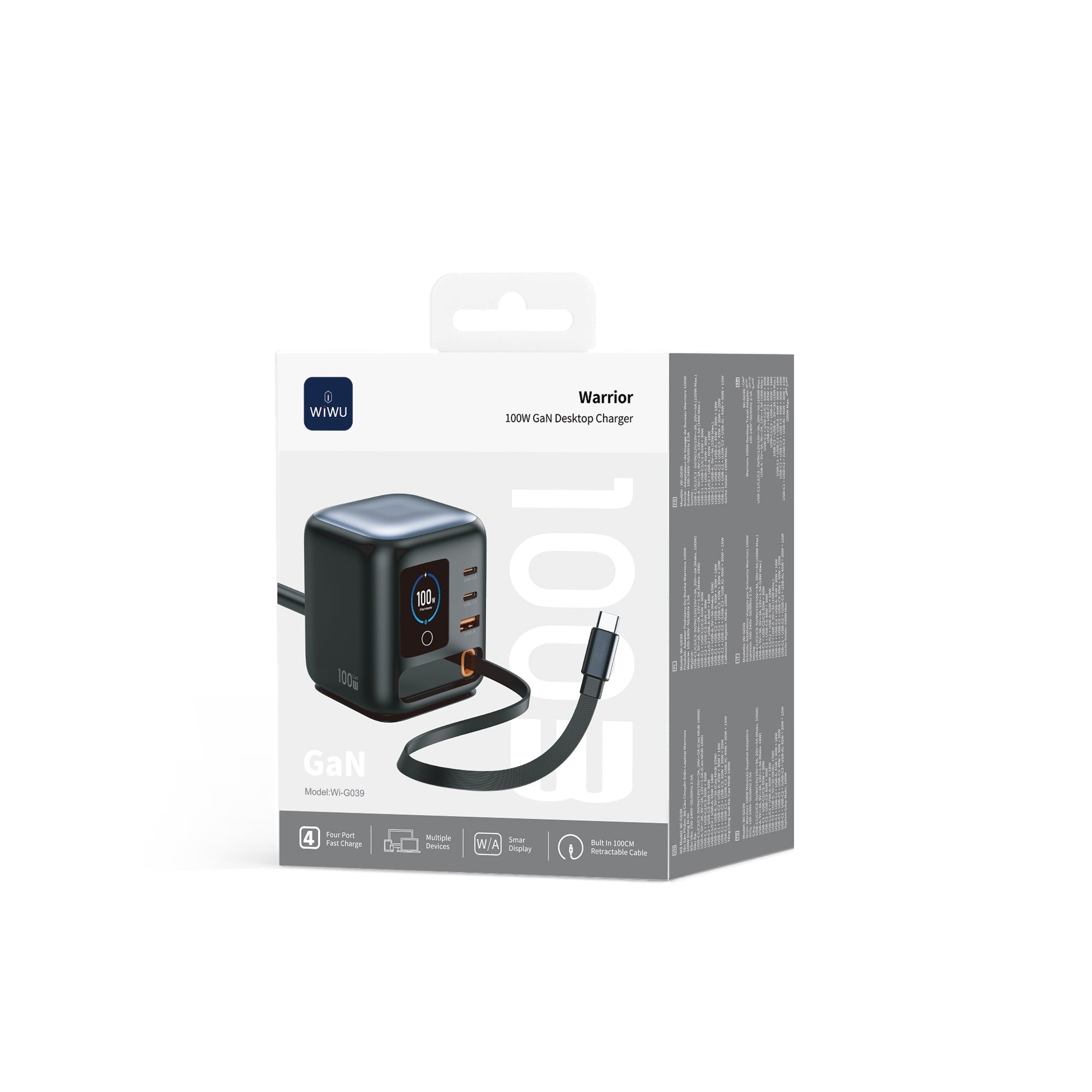 WiWU Wi-G039 100W GaN Desktop Charger