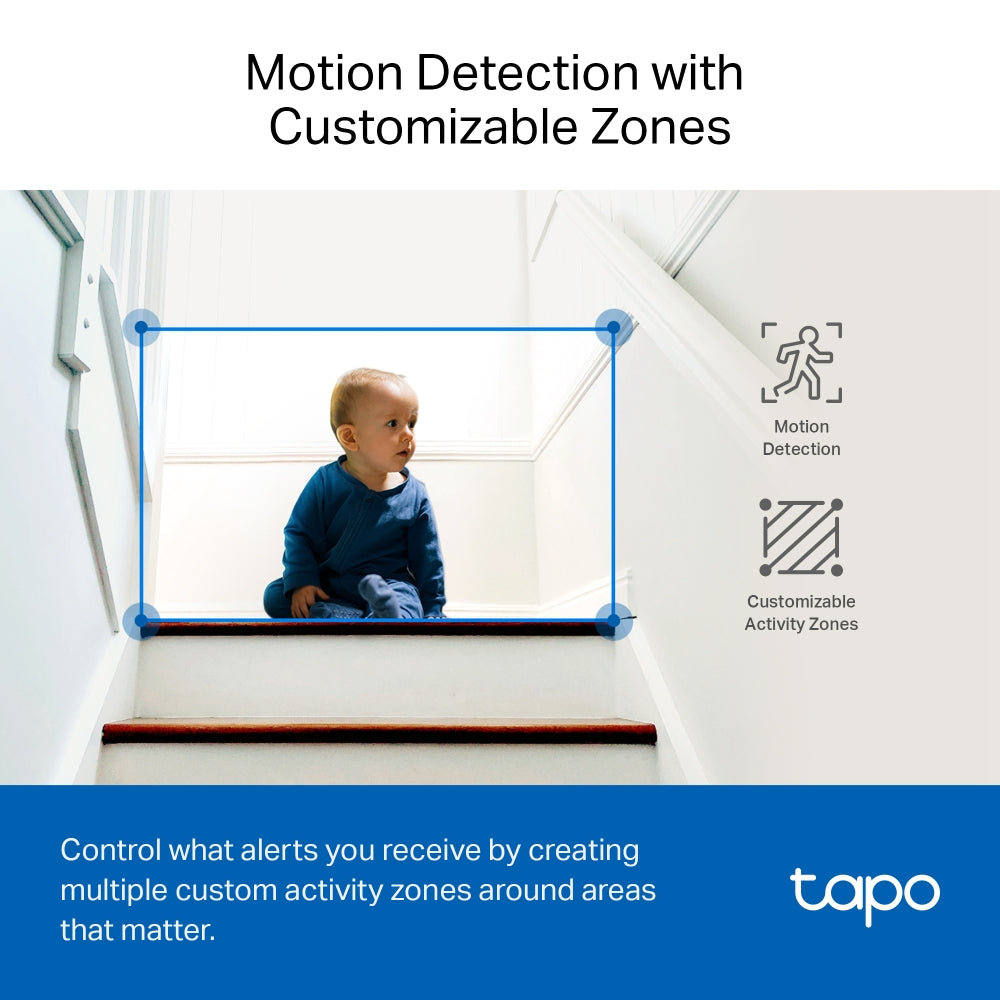 TP-Link Tapo C220 2K 4MP QHD Pan/Tilt AI Smart Home Security Wi-Fi Camera