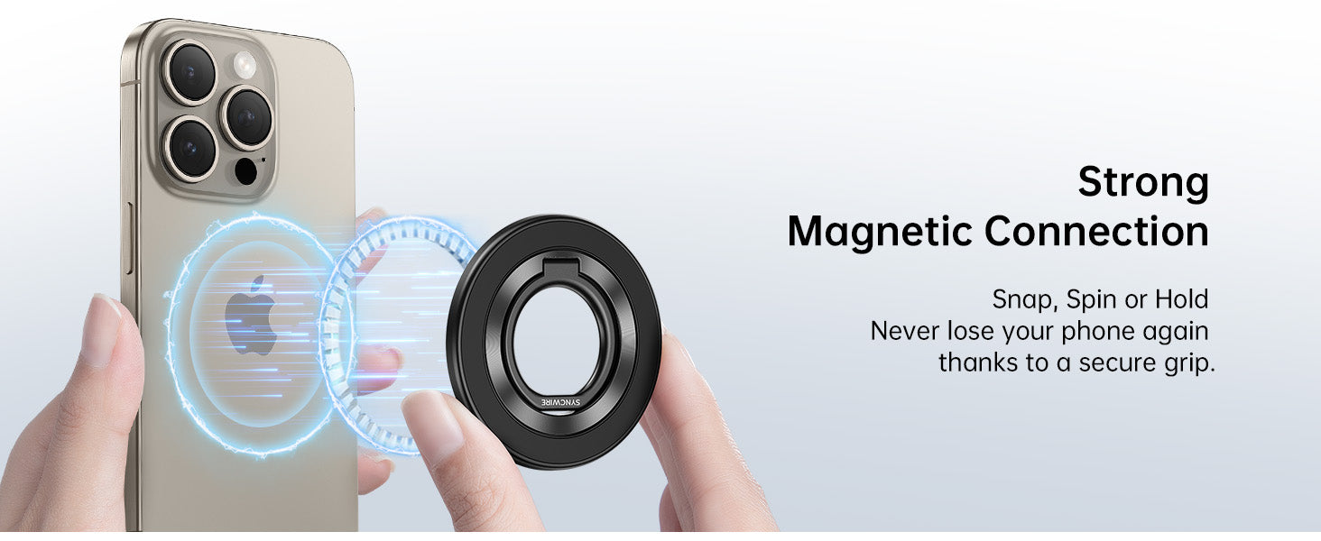 SYNCWIRE Suporte magnético de anel de telefone