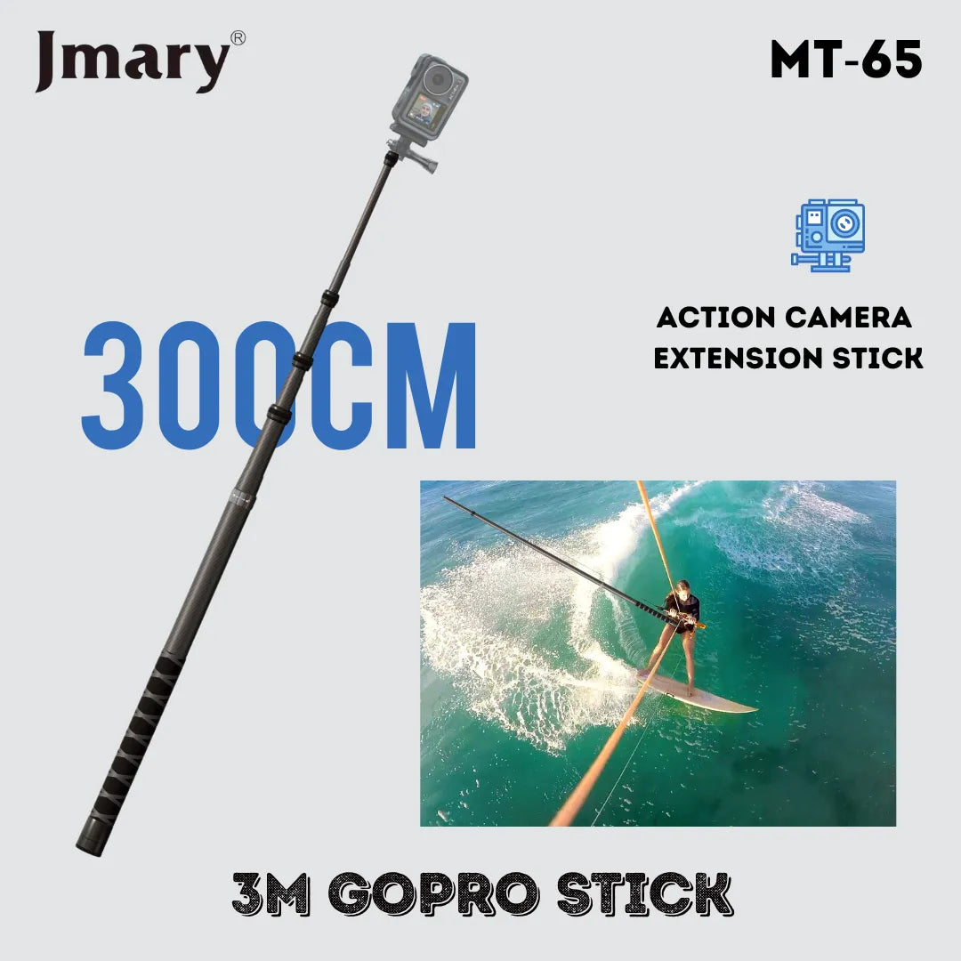 Carbon Fiber Stick paraAction Camera