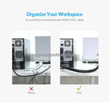 UGreen Spiral Cable Zipper Organizer Tube 1.5M Black | 30818