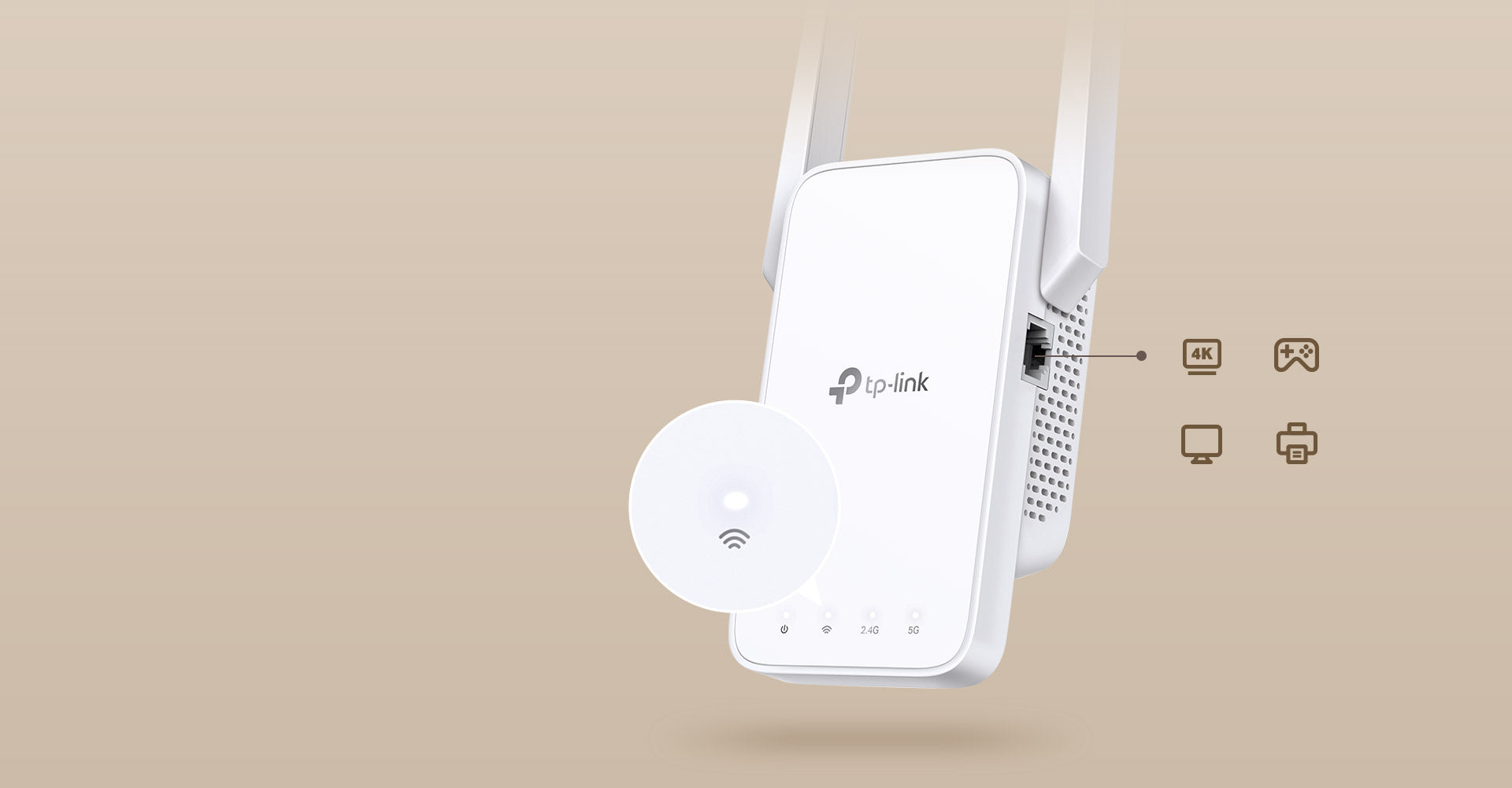 Extensor de alcance Wi-Fi de malha AC1200-RE315