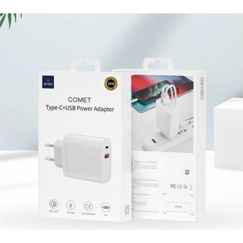 Adapter Wiwu type-c USB  Power 30W PQ303E