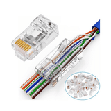 Ugreen 50248 Conector RJ45 Cat6 Blindado - Pacote com 100 Peças