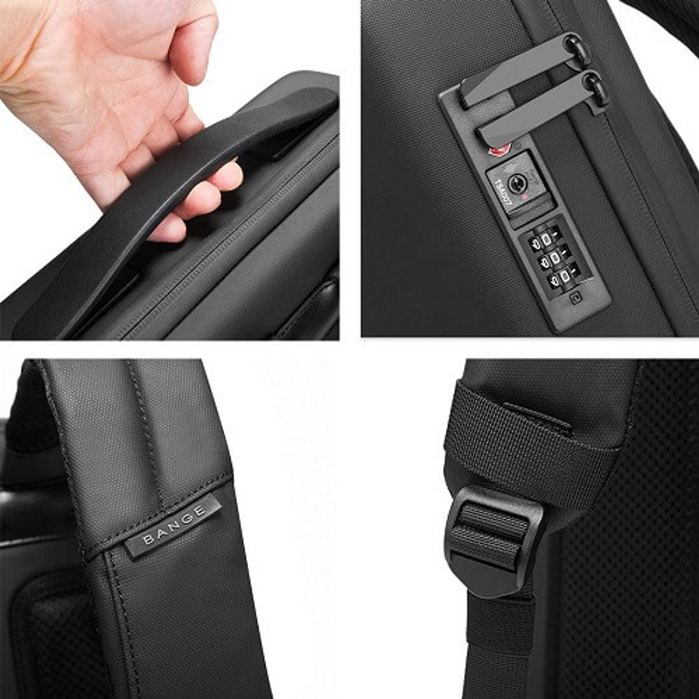 BANGE BG-22092 Titanium Multifunctional Hard Shell Waterproof Business Travel Laptop