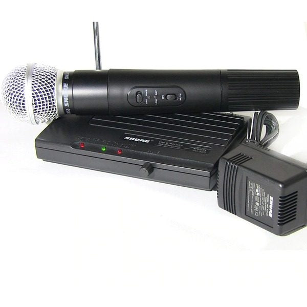 Wireless Microphone With SHURE SH-200 VHF Receiver