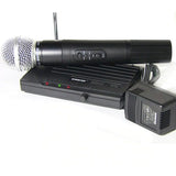 Wireless Microphone With SHURE SH-200 VHF Receiver