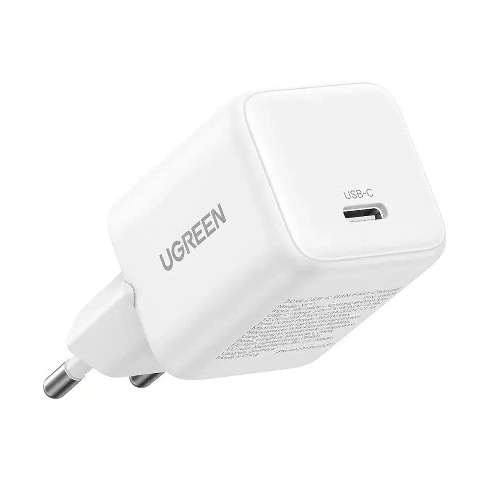 UGREEN 30W USB-C GaN Fast Charger Set White EU 65013
