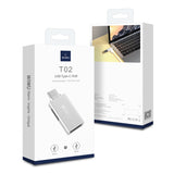 ADAPTADOR USB TYPE-C HUB T02