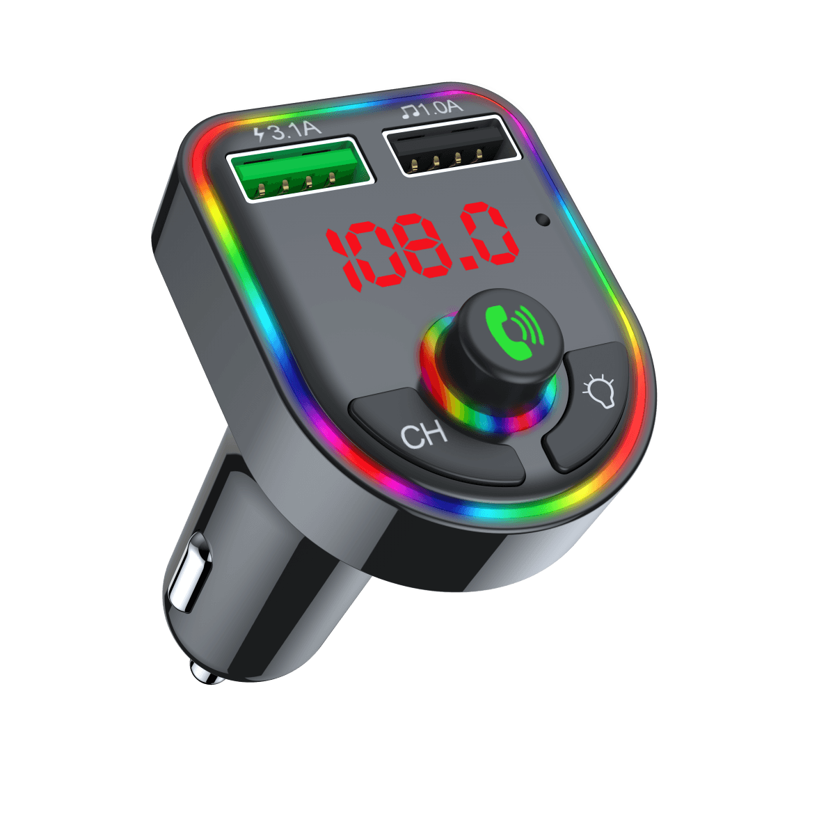 Modulador Bluetooth FM para Carro HAVIT (FM811BT)
