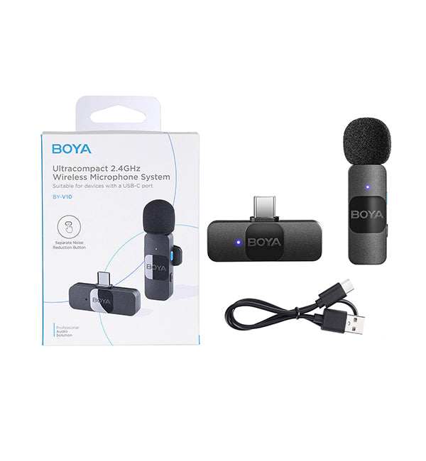 BOYA Wireless Lavalier Microphone BY-V10