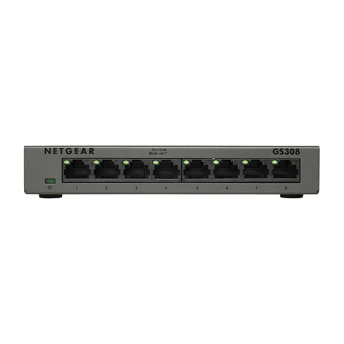 SWITCH NETGEAR 8-PORT GIGABIT ETHERNET UNMANAGED  (GS308)