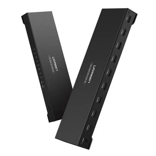 Ugreen 40203EU Amplificador Splitter 1 em 8 saída 1080p HDMI FULL HD