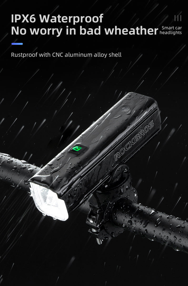 Farol inteligente de bicicleta ROCKBROS