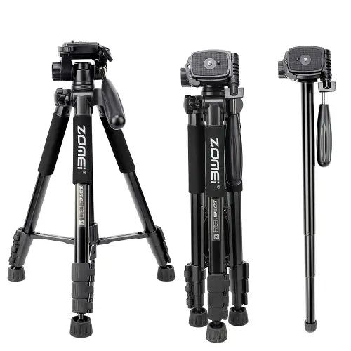ZOMEi Q666C Folding Carbon Fiber Portable Tripod