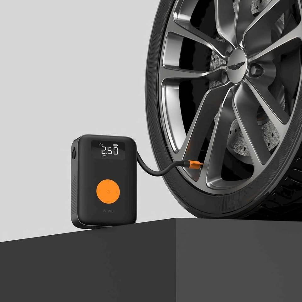 Inflador de pneus portátil WiWU 2500mAh WI-AI003