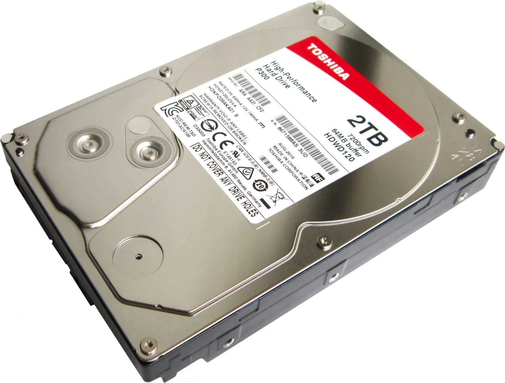 Desktop Toshiba 2TB HDD P300