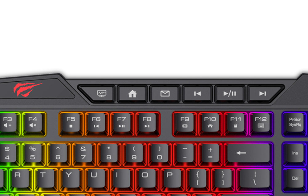 Teclado Retroiluminado Multifuncional Havit KB878L