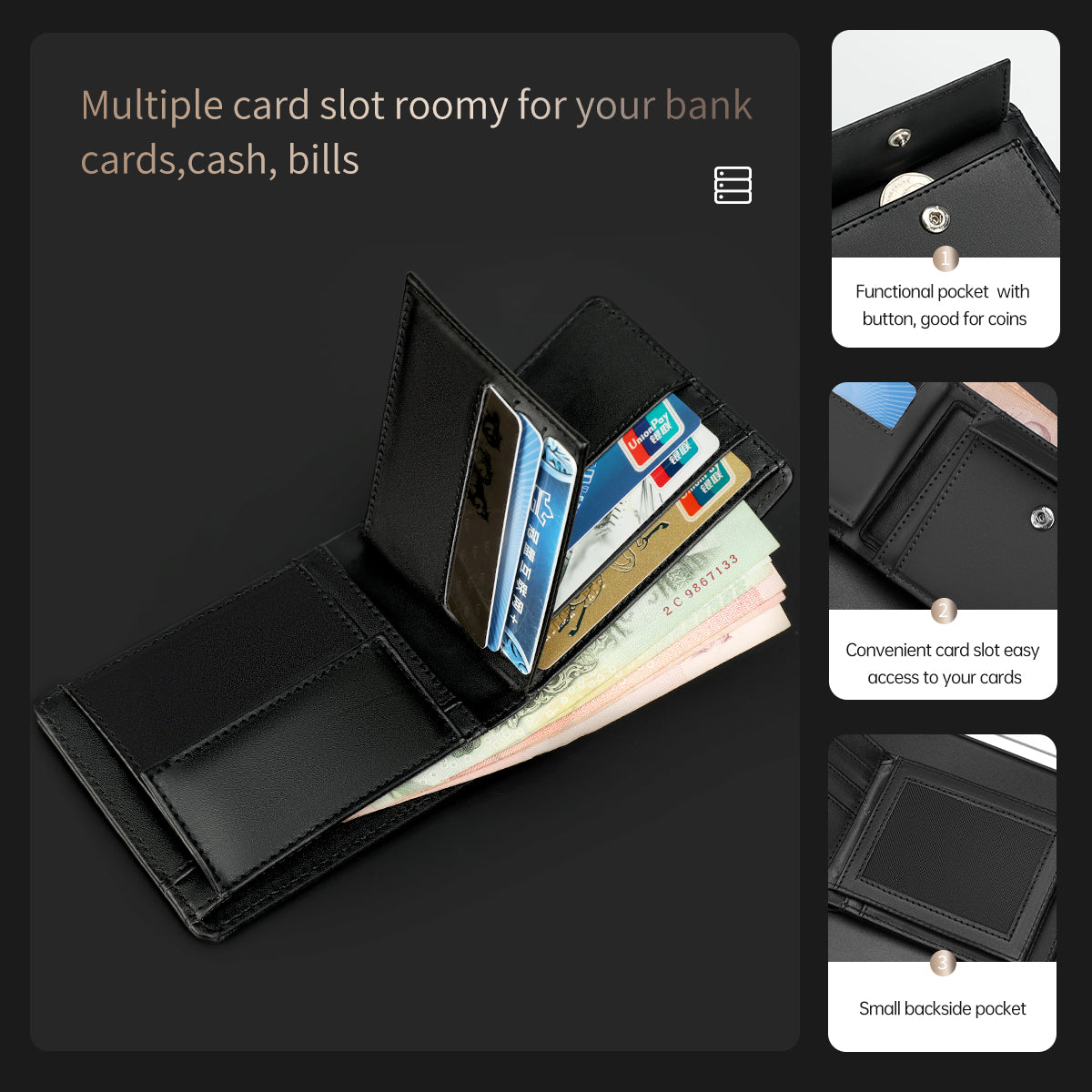 Tigernu men's artificial leather wallet