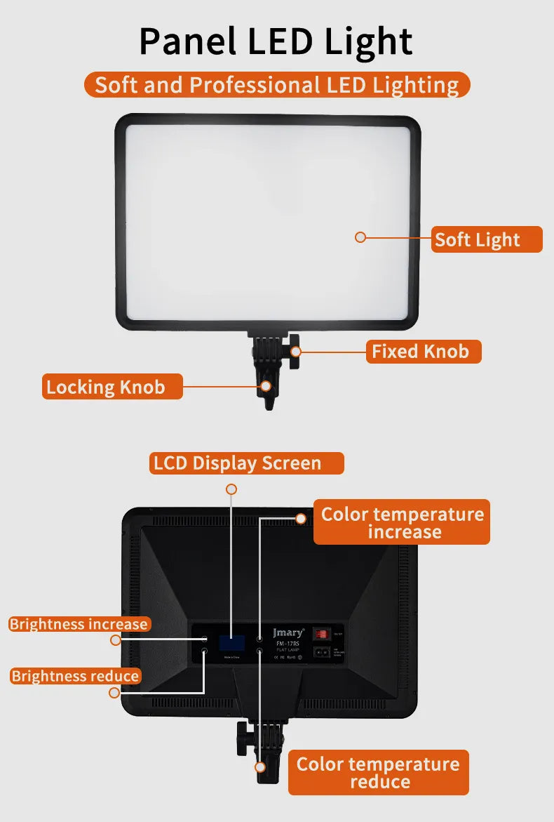 FM-17RS 17inch Panel Video Light