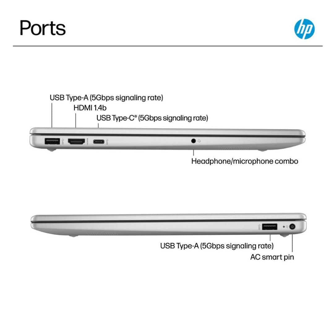 HP Laptop 15-fd0154wm 15.6" IPS Touchscreen Ultra 5 125H 8 GB DDR5 512 GB SSD